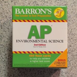 Barron's AP Environmental Science Flash Cards 2nd Edition